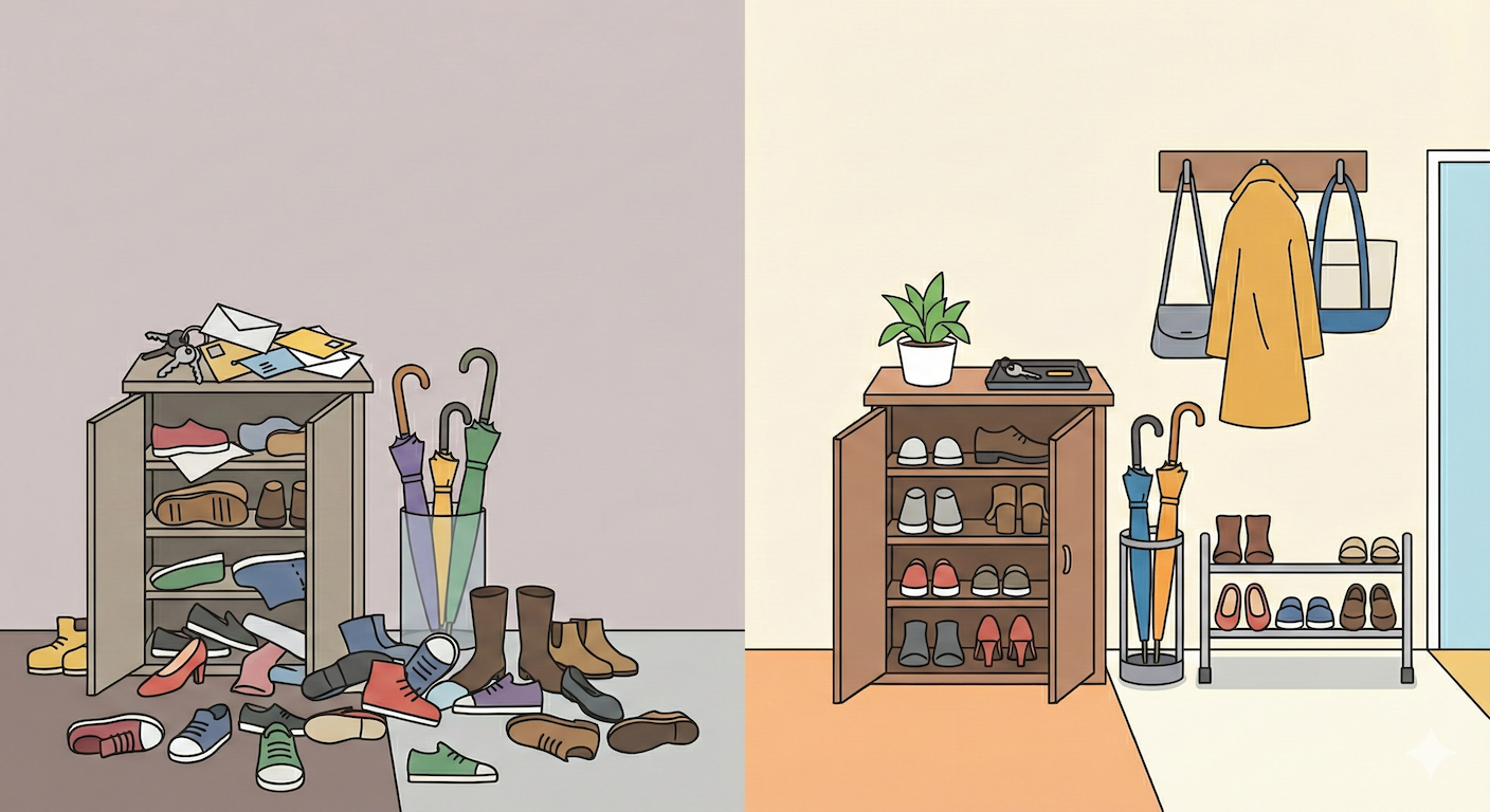 玄関収納について学ぼう！〜第一印象を決める、すっきり＆おしゃれな空間づくり〜