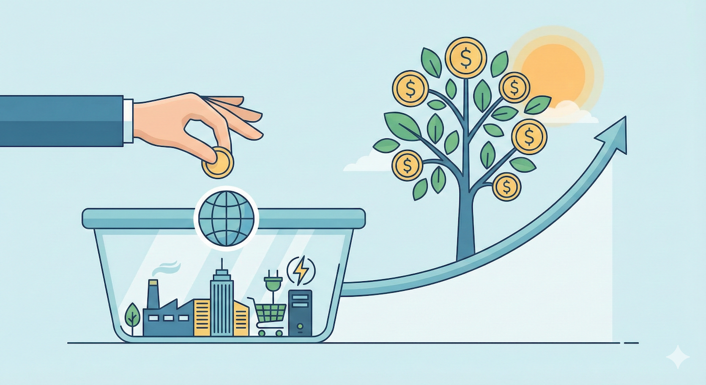 インデックス投資について学ぼう！〜リスクを抑えて、長期的な資産形成！将来の安心を手に入れる〜