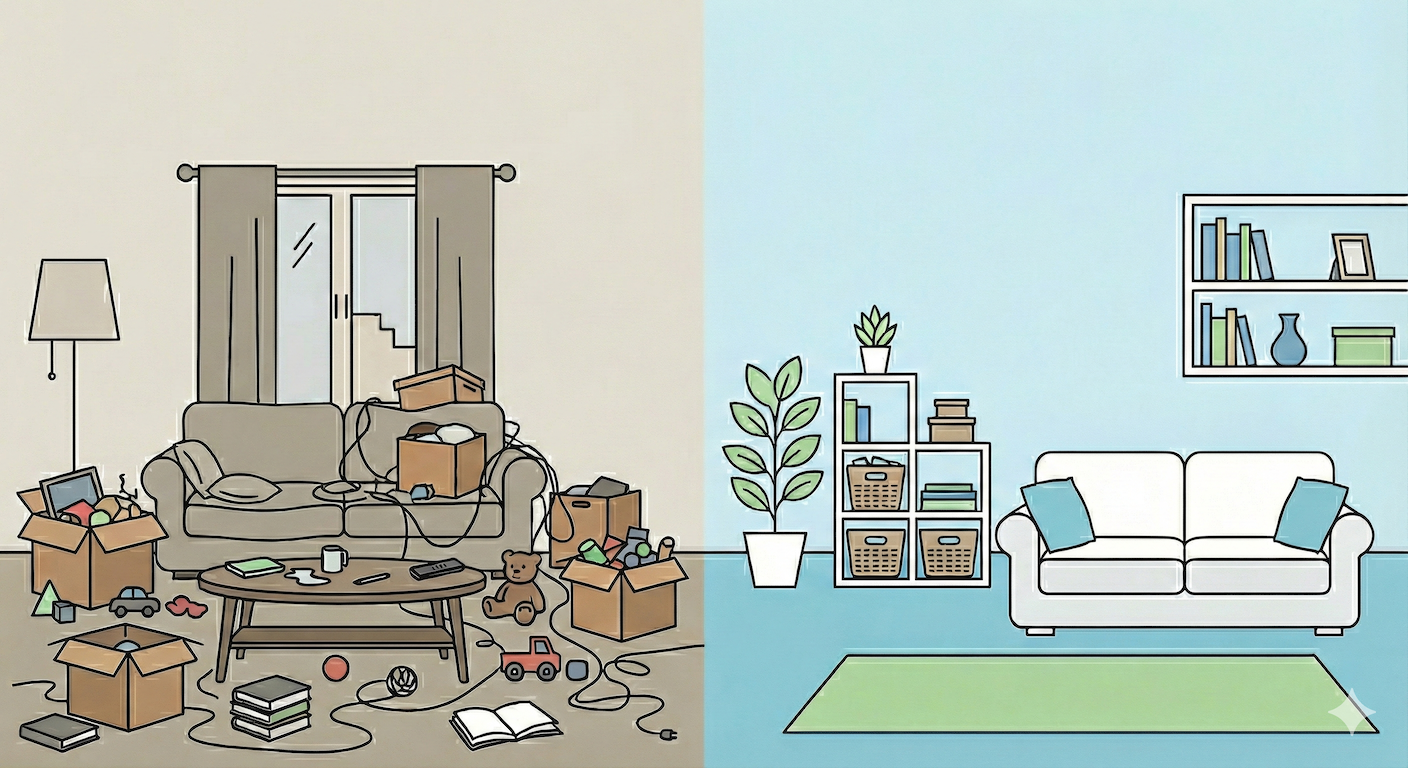 リビングの収納について学ぼう！〜快適でおしゃれな空間を実現するステップ〜