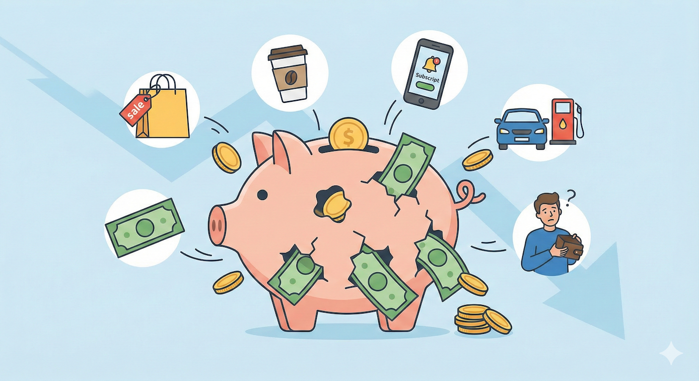 お金が貯まらない理由について学ぼう！〜お金が貯まる人と貯まらない人の違いを徹底分析〜